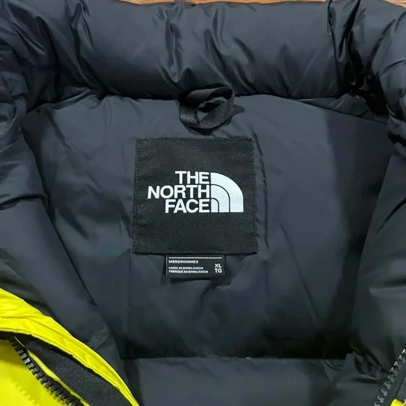 The North Face '96 Retro Yellow Nuptse Jacket (Size XL) NWT